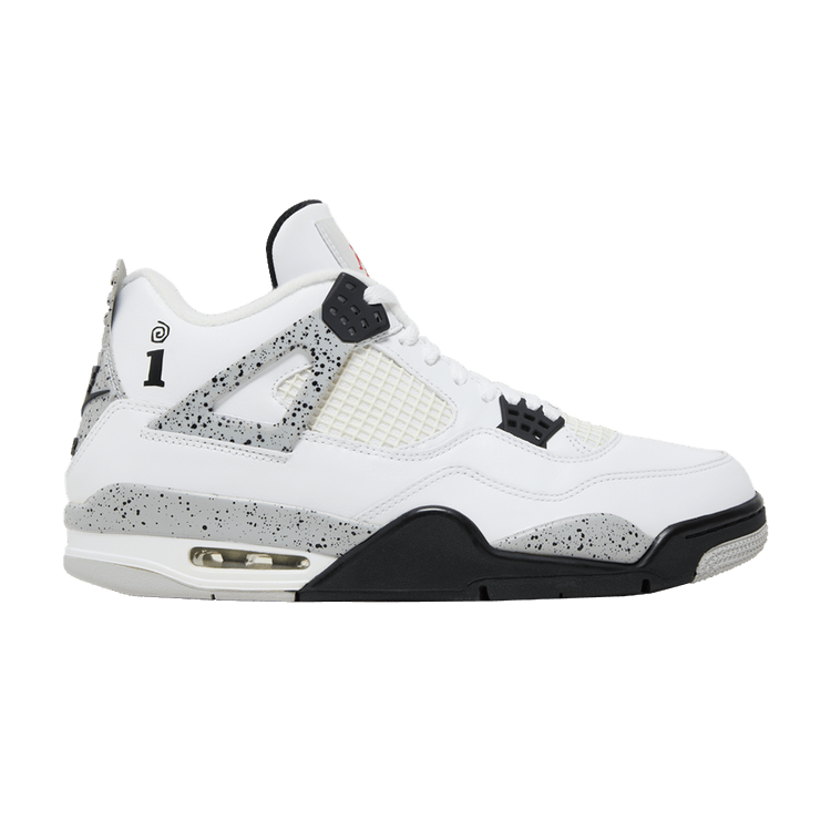 

Кроссовки Air Jordan Interscope Records x Air Jordan 4 Retro OG 'White Cement', белый