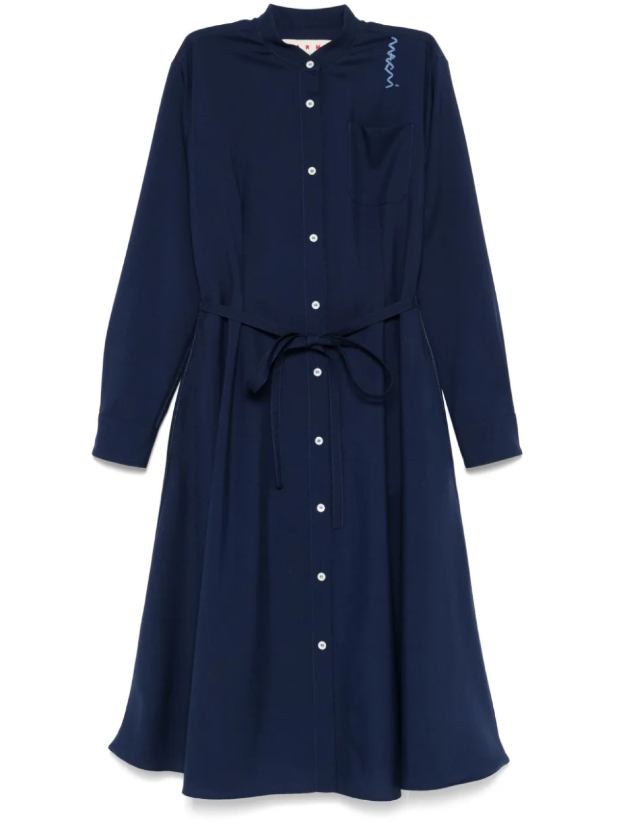 

Marni платье мини Marni Symbol, синий