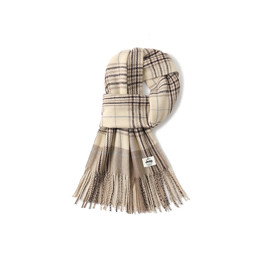 

Jeep Вязаный шарф унисекс, Milk Tea