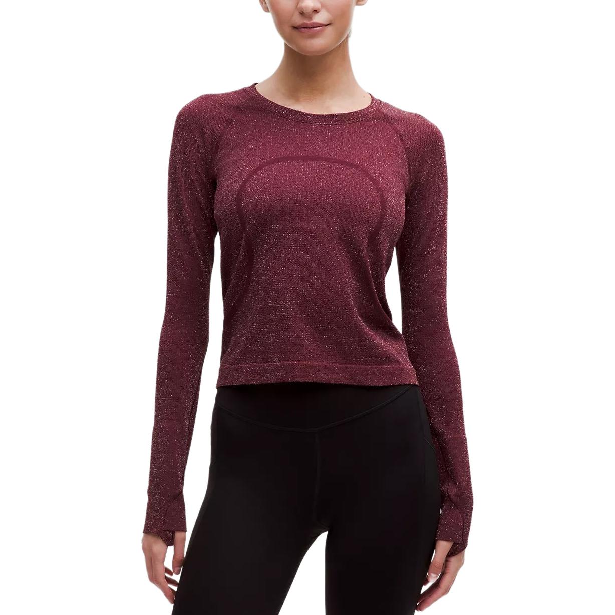 

Свифтли Тек реглан футболка женская Lululemon, красный