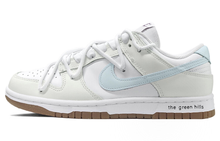 

Кроссовки Nike Dunk Skateboard Shoes Women's Low-Top White Blue