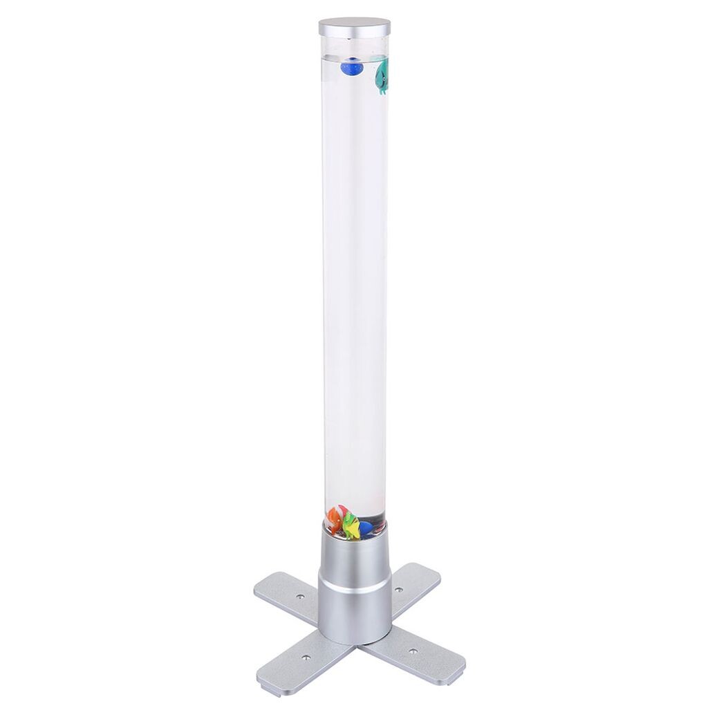 

Водяная колонка RGB LED, смена цвета, прозрачная, рыба, высота 61см Globo Lighting, серебро