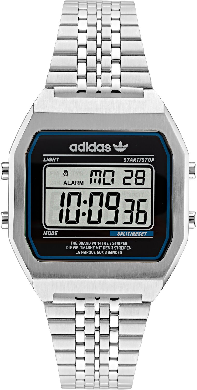 

Adidas Originals Цифровые часы в серебристом цвете