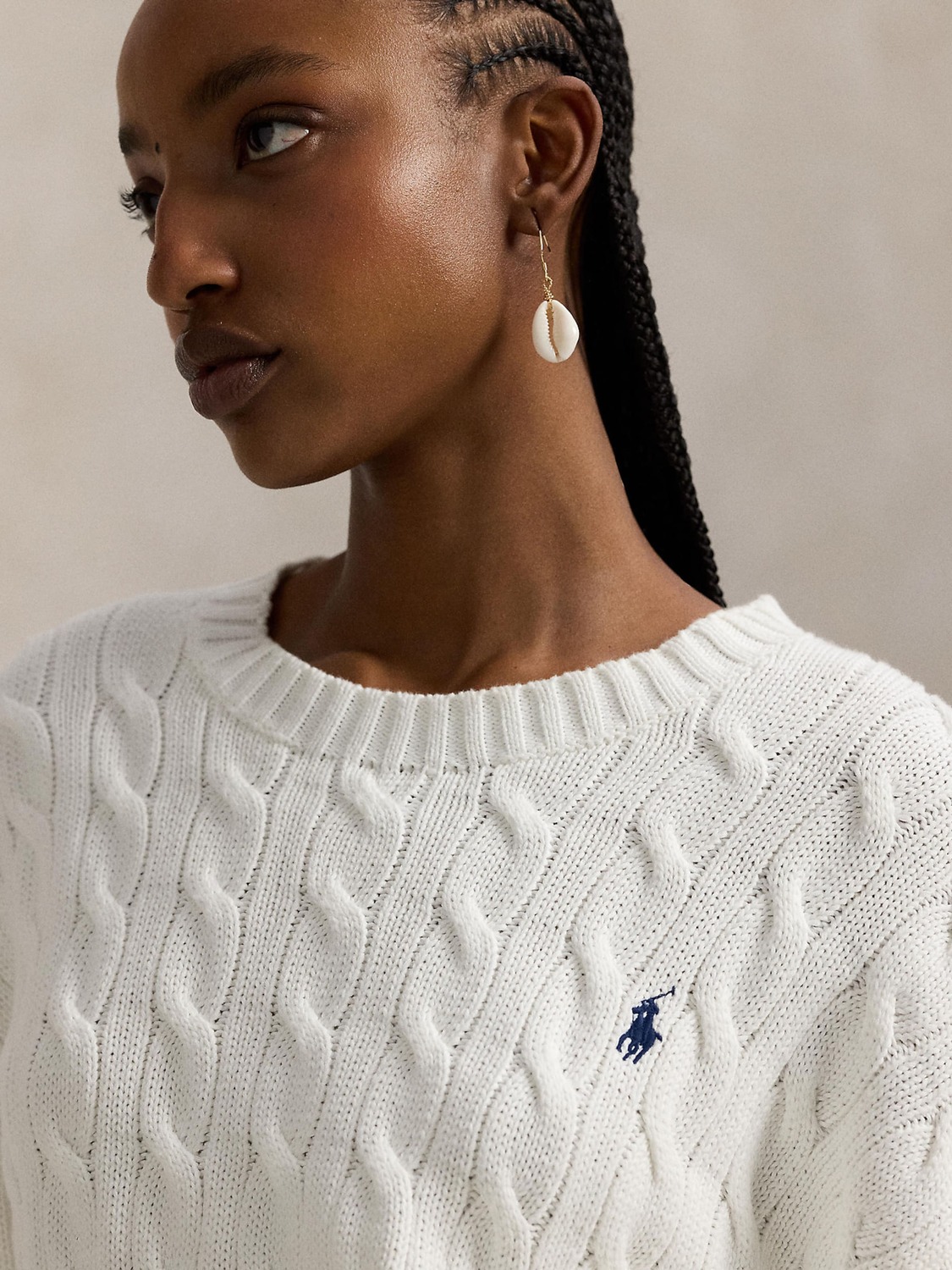 Polo Ralph Lauren Свитер в белом цвете — фото 2
