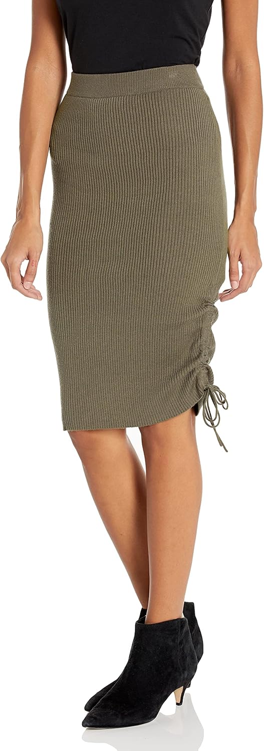 

Женская эко-юбка-свитер Guess Essential Tara, Asphalt Green