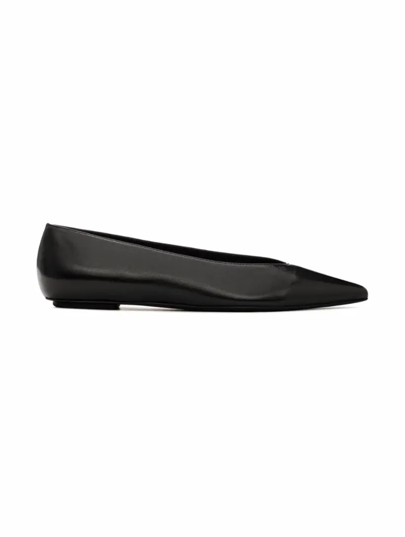 

Кожаные балетки Stuart Weitzman, черный