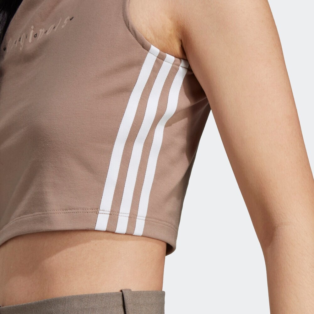Топ ADIDAS ORIGINALS, светло-коричневый — фото 4