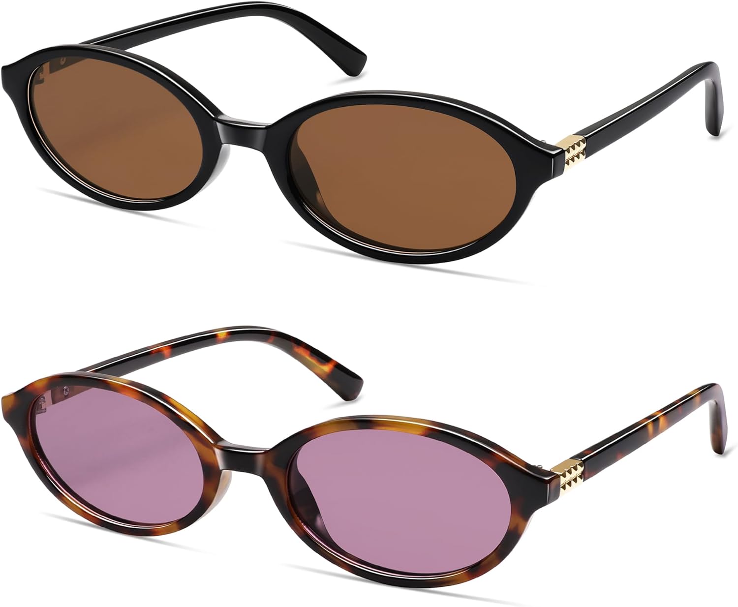 

Ретро овальные солнцезащитные очки для женщин и мужчин, маленькие, в стиле 90-х, узкие, винтажные, забавные, стильные солнцезащитные очки AP3728 Appassal, P3 Black/Brown+yellow Tortoise/Purple