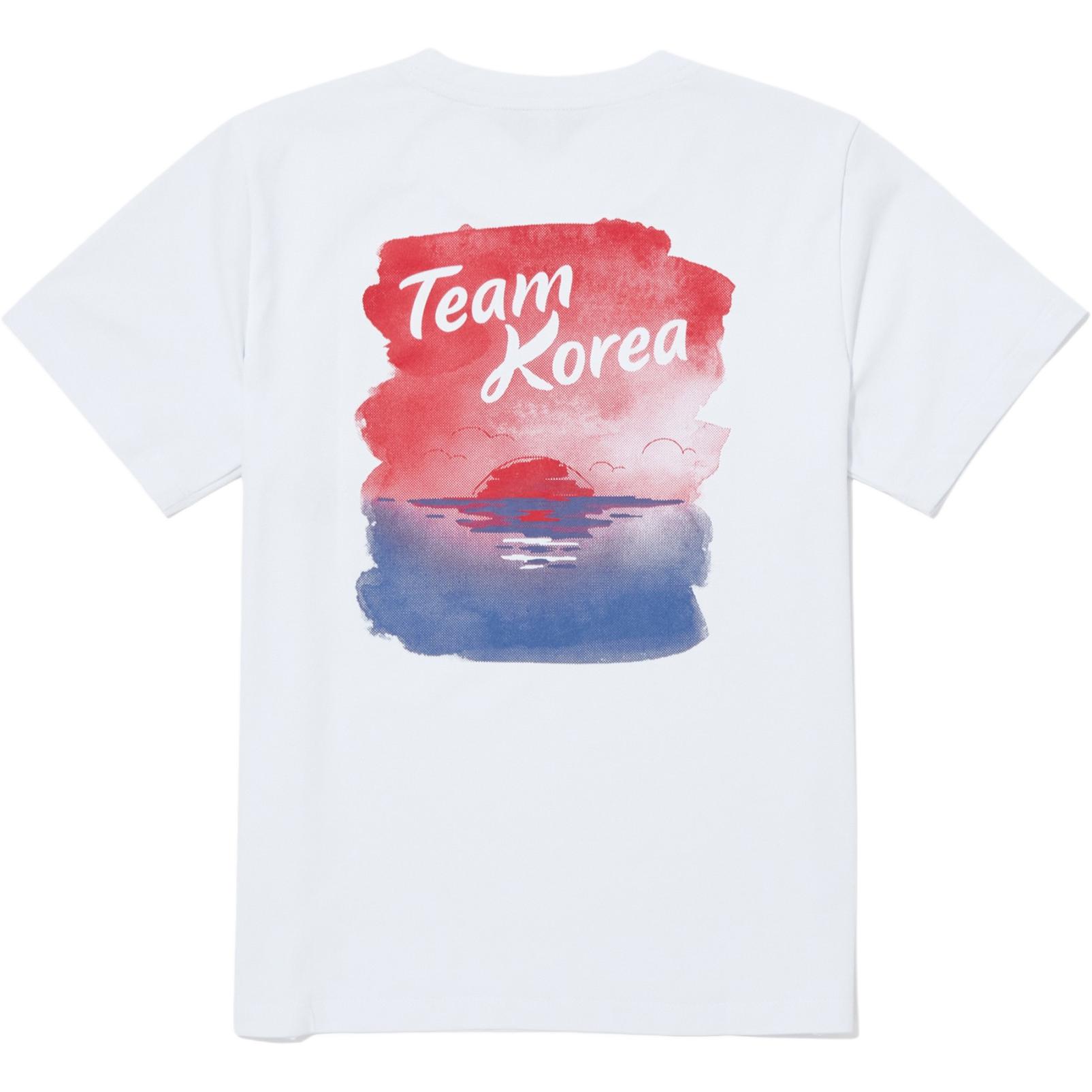 THE NORTH FACE Футболка PO TEAMKOREA White для детей 3-7 лет — фото 4