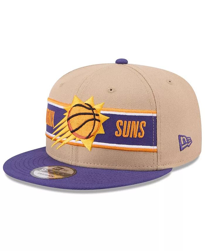 

Мужская кепка Snapback цвета загара/фиолетового Phoenix Suns 2024 NBA Draft 9FIFTY New Era