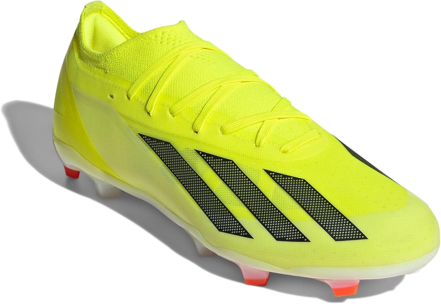 

Футбольные бутсы Adidas Унисекс Взрослые X Crazyfast Pro для твердого грунта, белый/черный/желтый