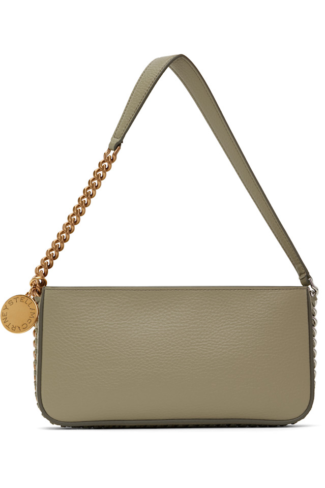 

Сумка Frayme через плечо багет Stella Mccartney, цвет bamboo