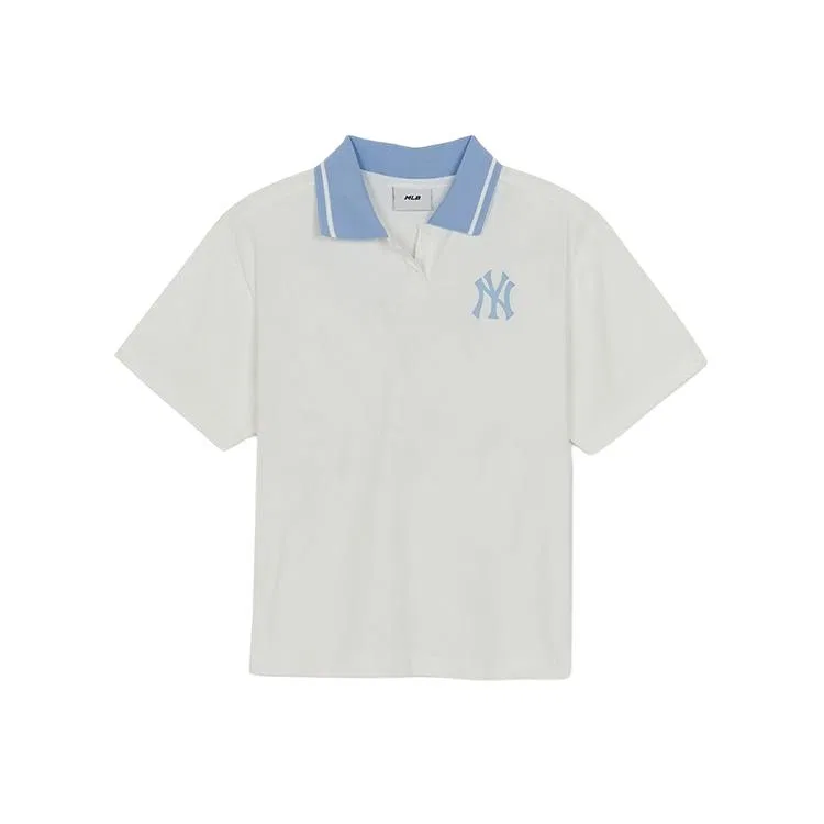 Поло MLB KIDS серо-белое