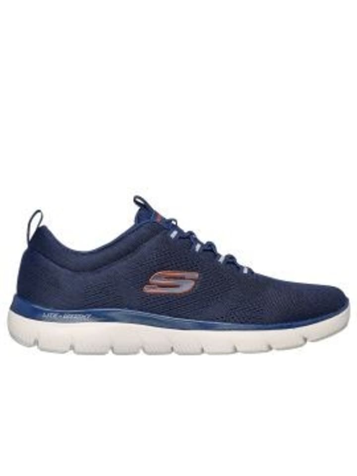 

Skechers синие спортивные кроссовки