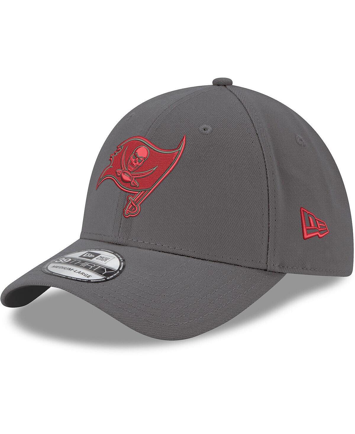 

Мужская графитовая бейсболка Tampa Bay Buccaneers Primary Logo Storm 39THIRTY Flex Hat New Era