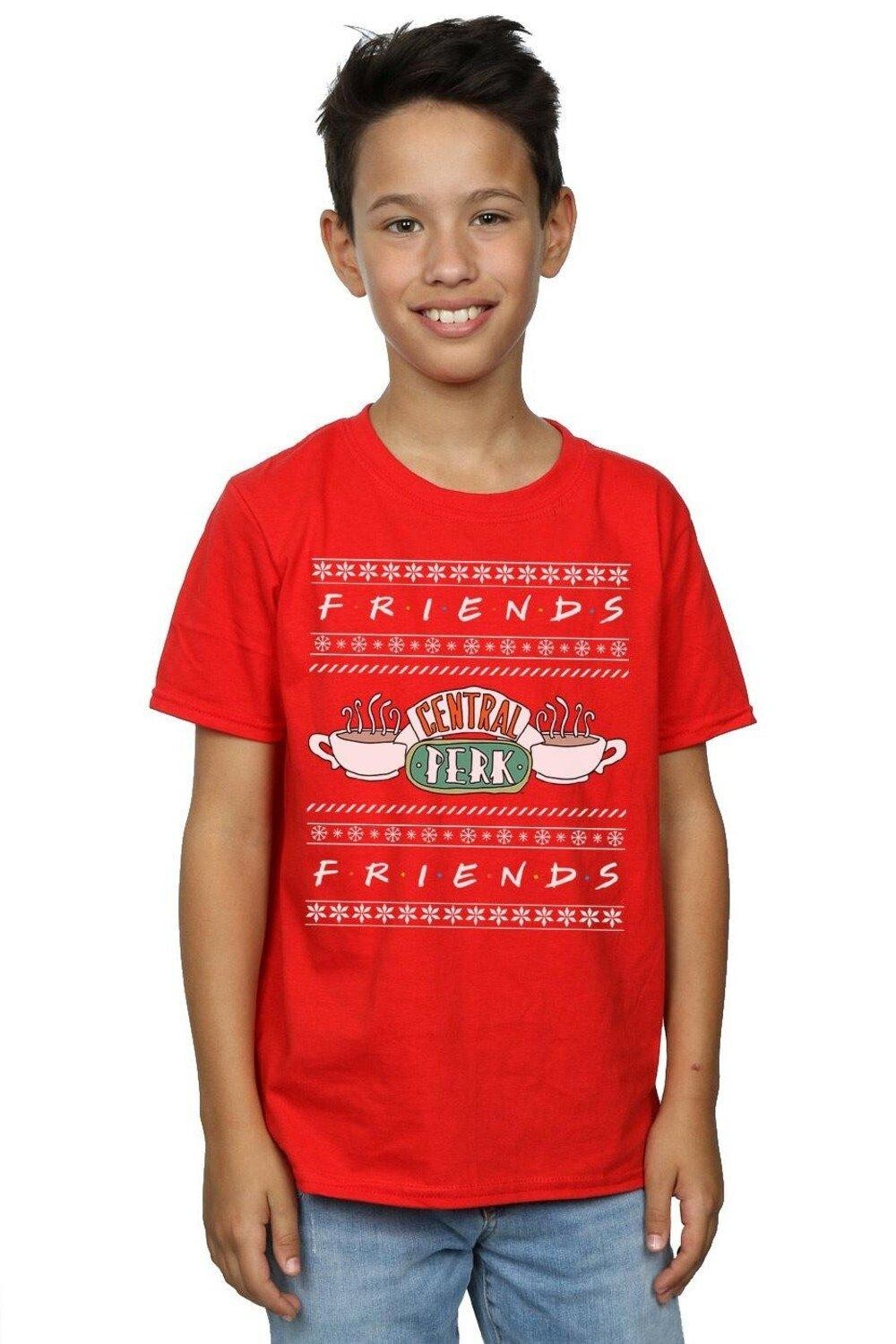 

Футболка Fair Isle Central Perk Friends, красный
