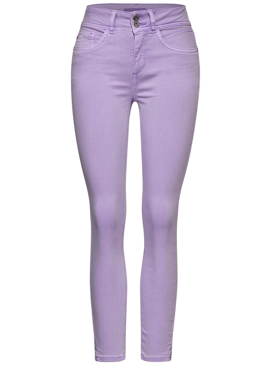 

Джинсы STREET ONE Slim fit Jeans, фиолетовый