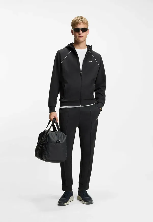 Штаны спортивные Hadiko tracksuit bottoms Boss, темно-синий — фото 2