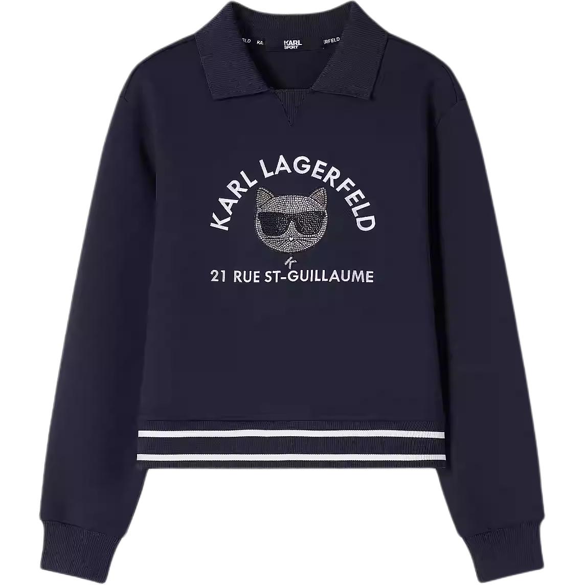 

KARL LAGERFELD / Karl Lagerfeld Jeans Толстовка KARL LAGERFELD женская royal blue