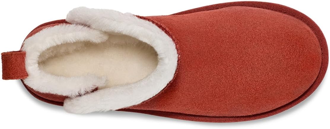 Женские угги Koolaburra by UGG Koola Ultra Mini замшевые короткие, красный — фото 2