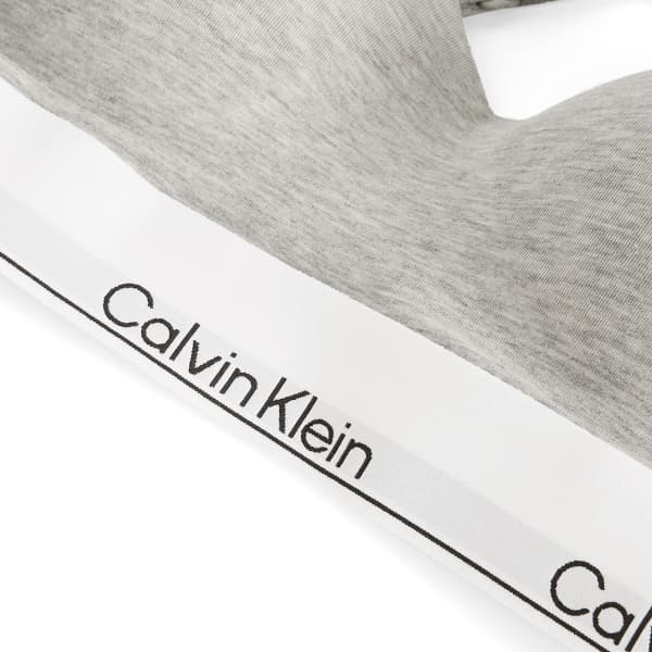 Бюстгальтер-бралетт Calvin Klein Icon Lift, серый меланж — фото 4