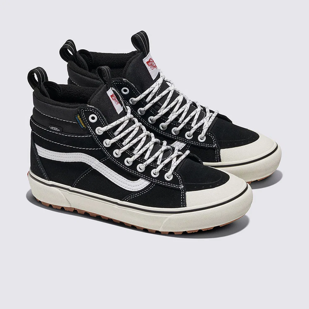 Мужские водонепроницаемые высокие кеды MTE Sk8-Hi чёрно-белые от Vans