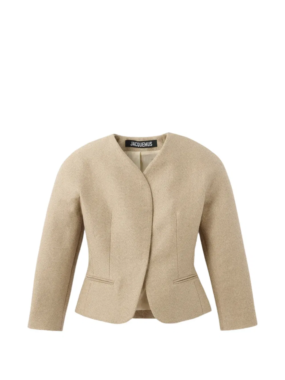 Жакет Овало Jacquemus, нейтральный