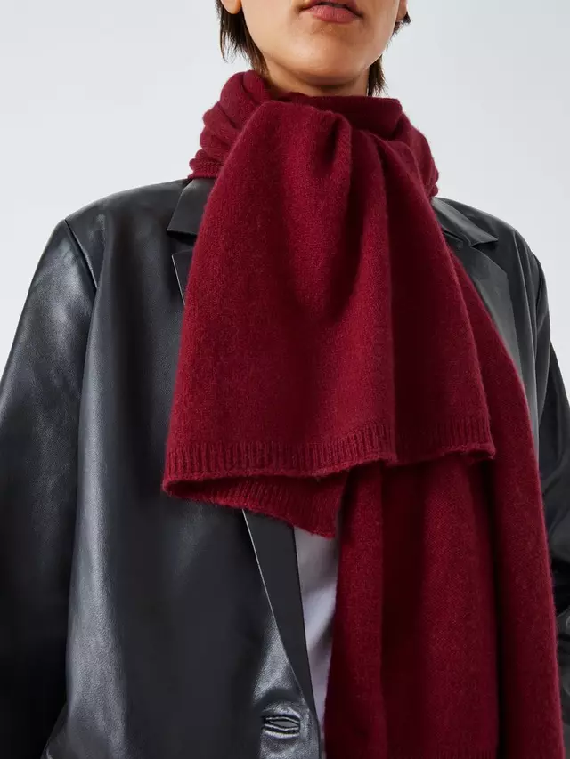 

Шарф John Lewis Cashmere, цвет berry