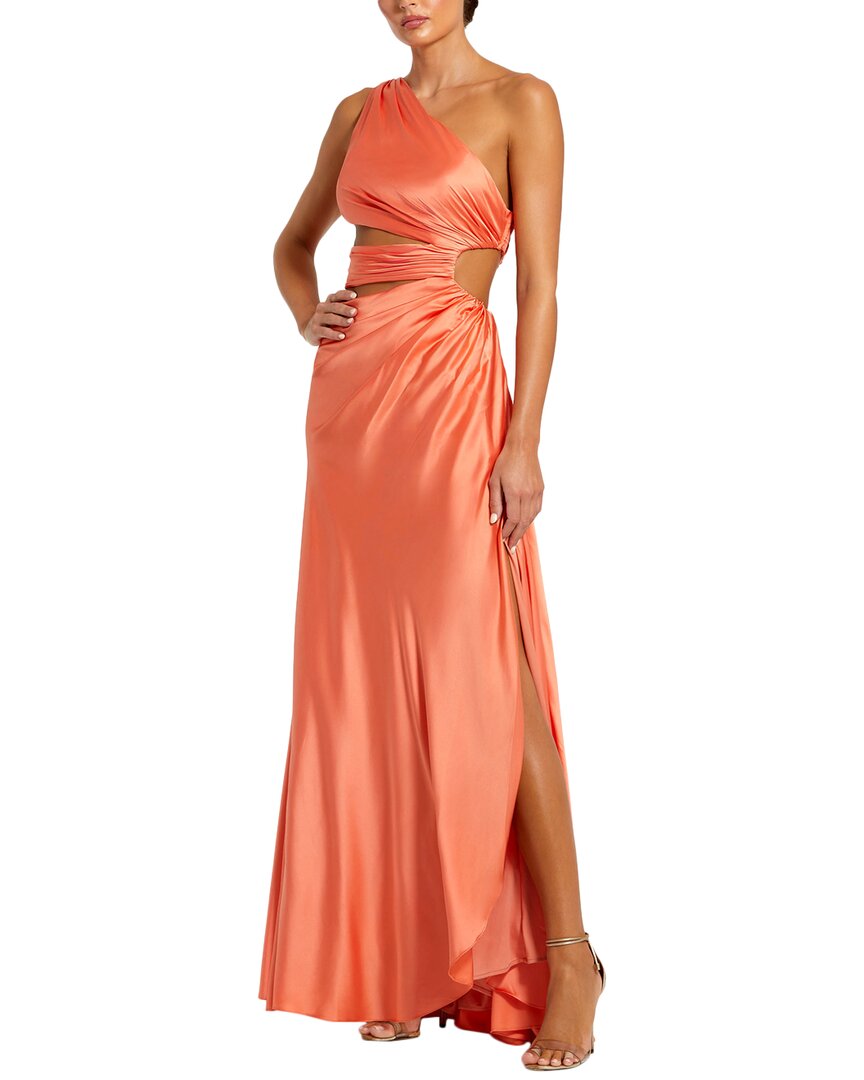 

Платье Mac Duggal с вырезами из атласа Mac Duggal, оранжевый