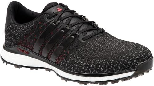 Мужские кроссовки Adidas Golf Tour360 XT-SL, черный/серый/алый — фото 4