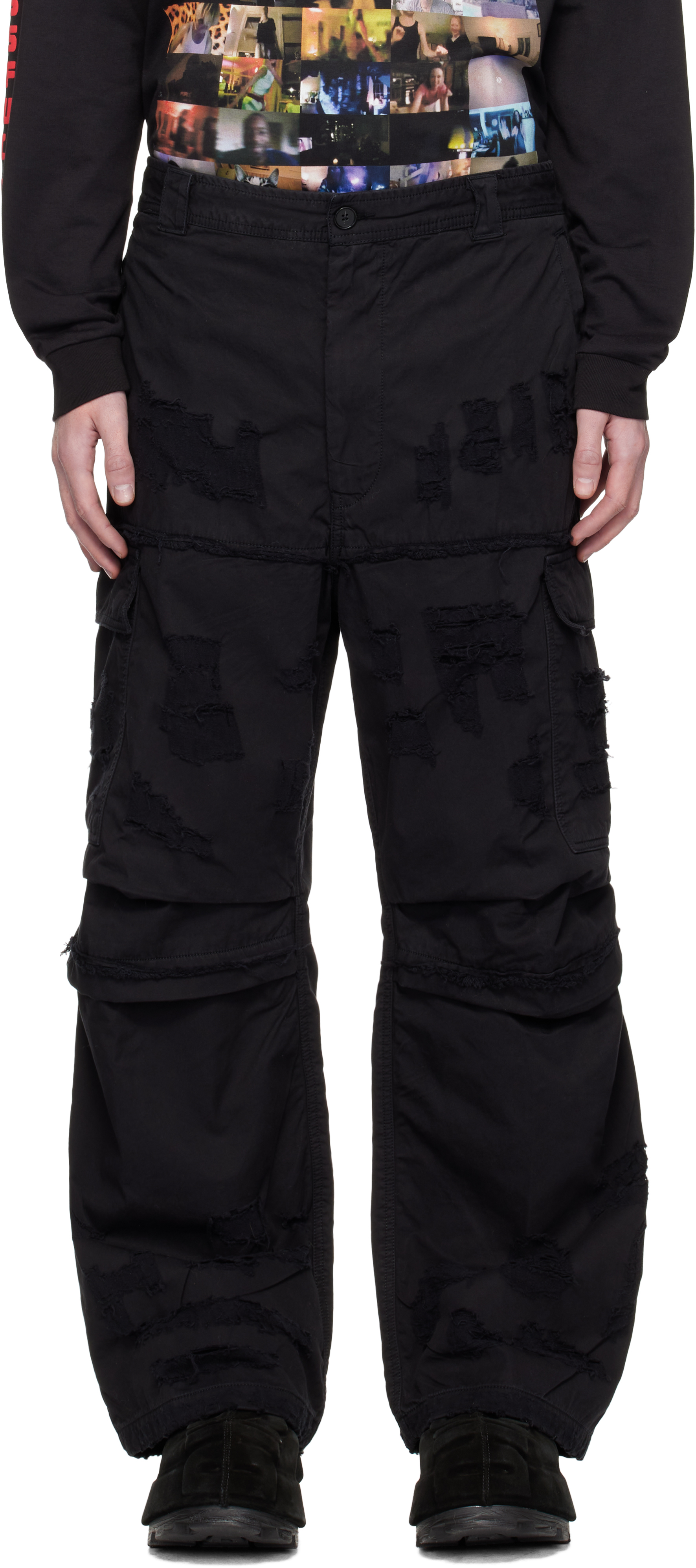 

Брюки-карго P-Oise Denim Diesel