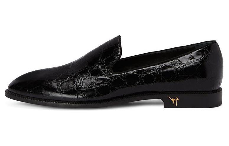 

Giuseppe Zanotti Кожаные мокасины Gatien с эффектом крокодила