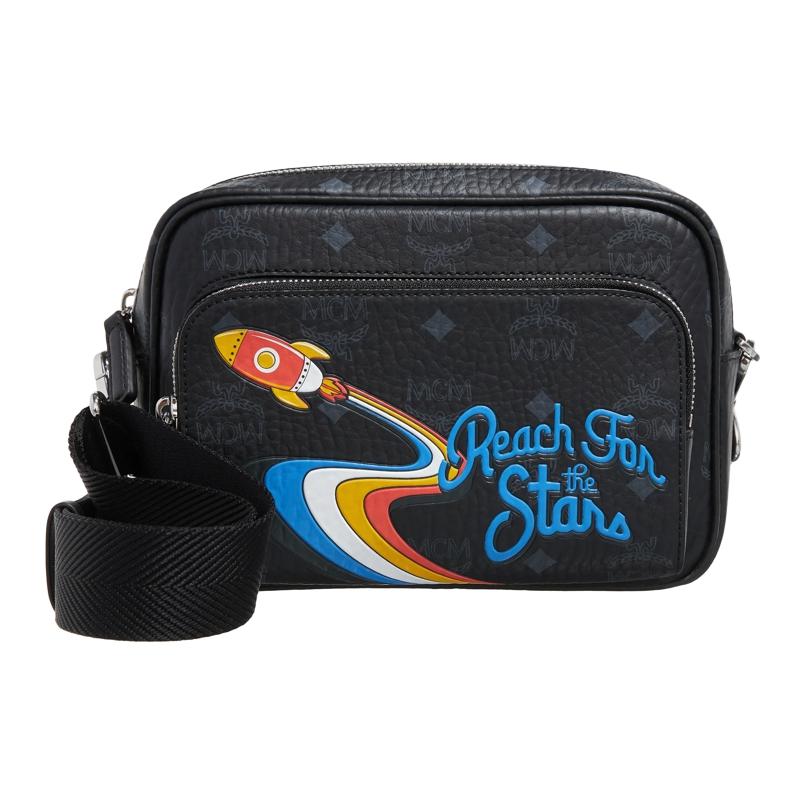 

MCM Сумка кроссбоди Aren Canvas, Textile, Artificial Leather малая унисекс черная