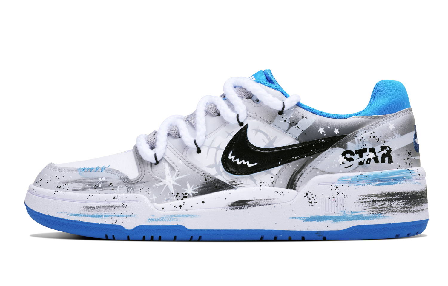 

Nike Полноценная амортизация, износостойкие низкие кроссовки для скейтбординга мужские black gray blue