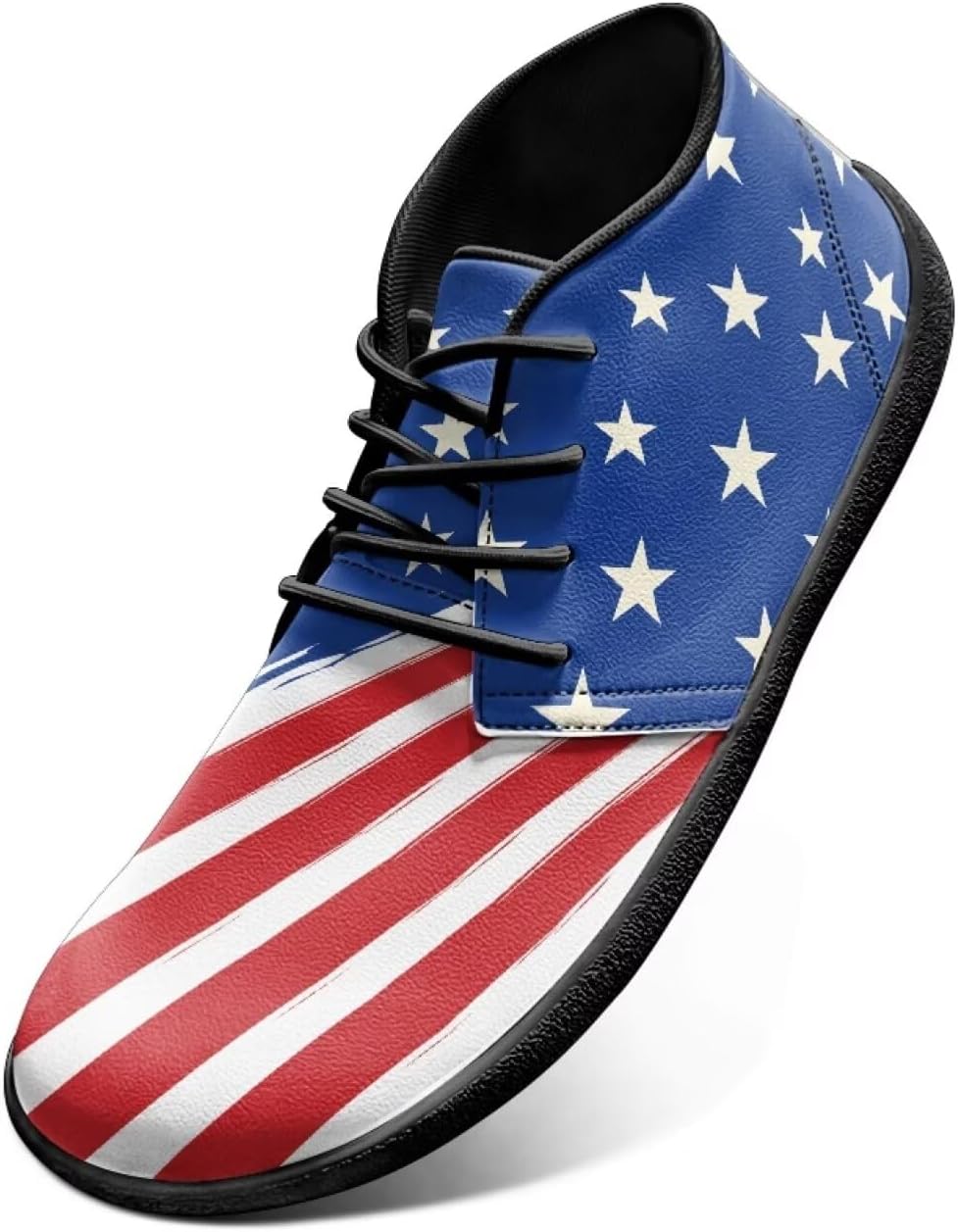 

Мужские кроссовки Flag Design Barefoot с нулевым перепадом высоты подошвы- идеально подходят для бега, спорта и повседневной носки Watdotory, American Flag