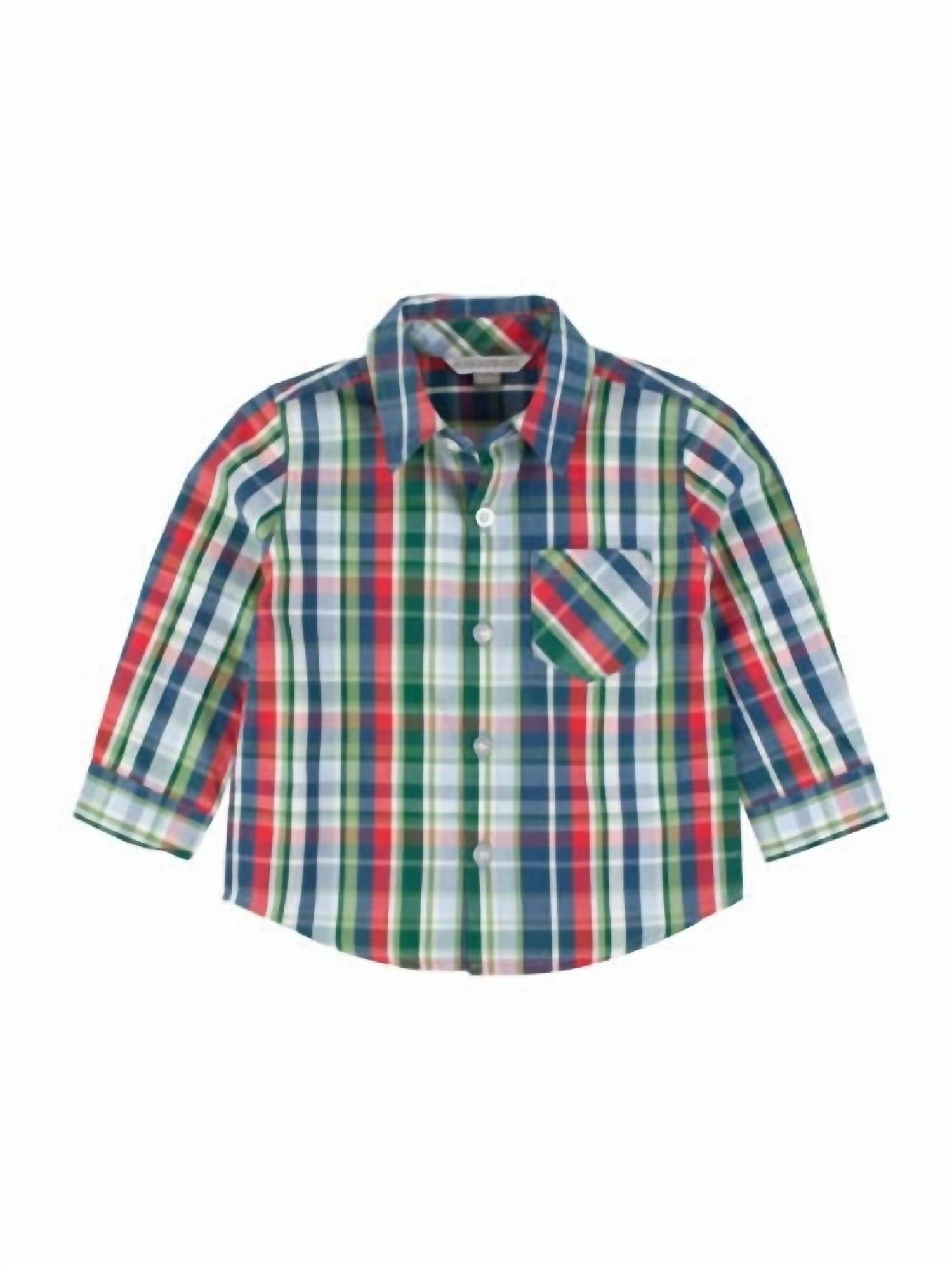 

Рубашка на пуговицах для мальчиков в клетку Prep School RuffleButts, цвет prep school plaid