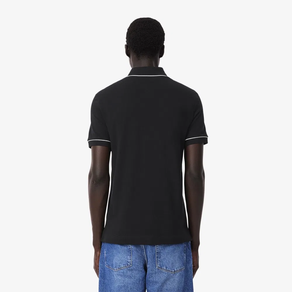 Футболка-поло Lacoste Smart Paris мужская, черный — фото 3