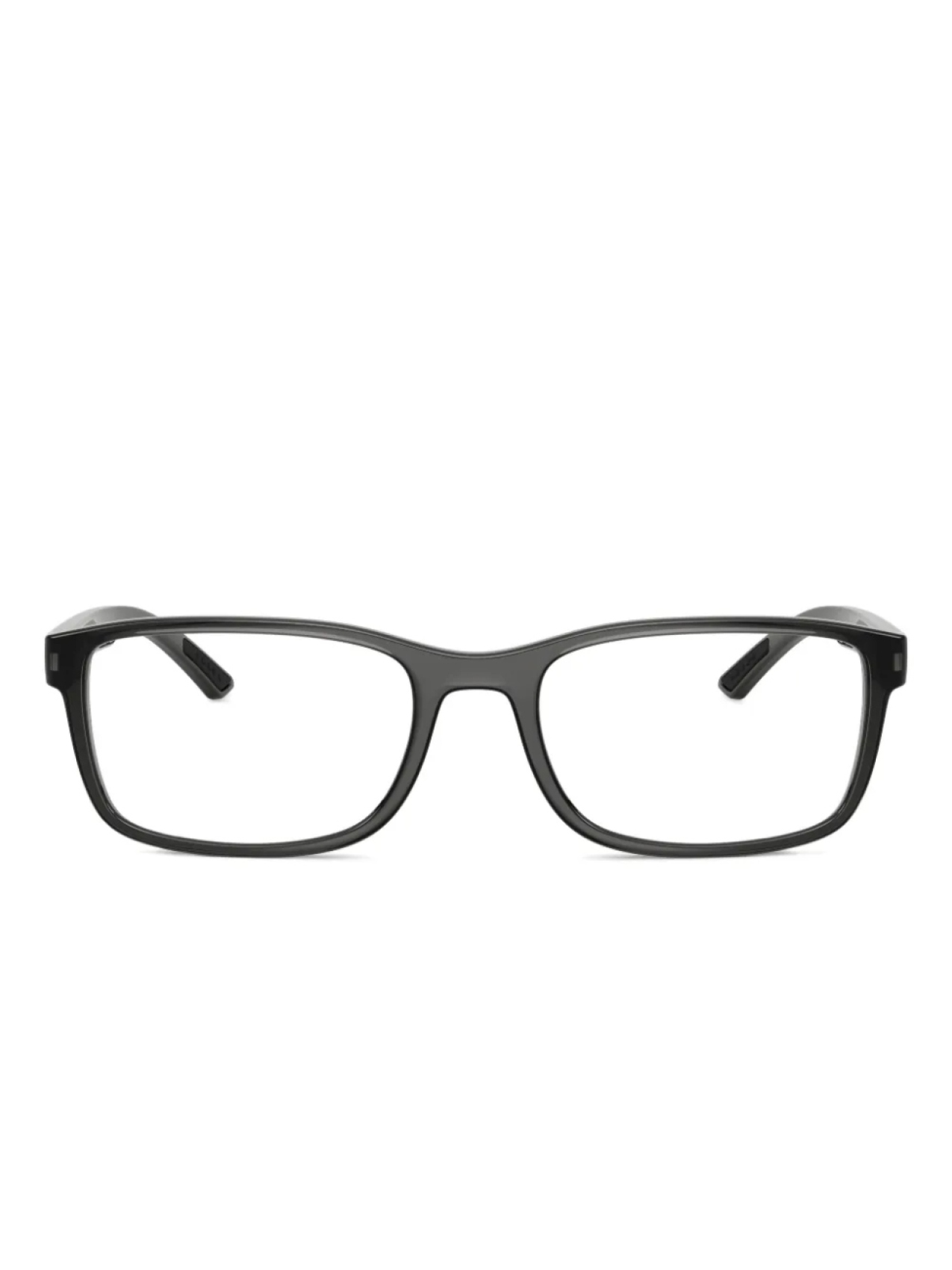 

Prada Linea Rossa rectangle-frame очки, серый