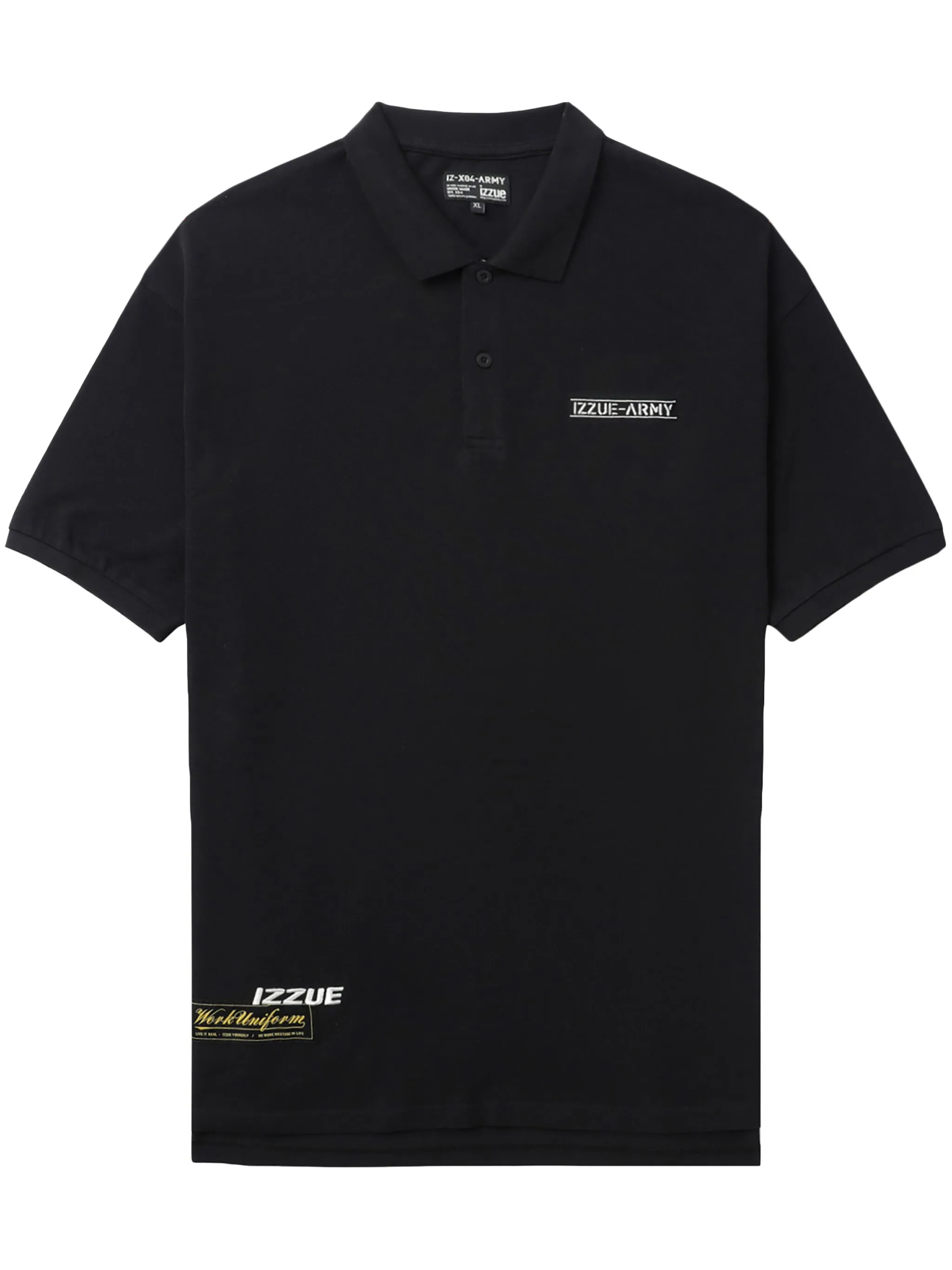 

Рубашка поло с логотипом Izzue, черный