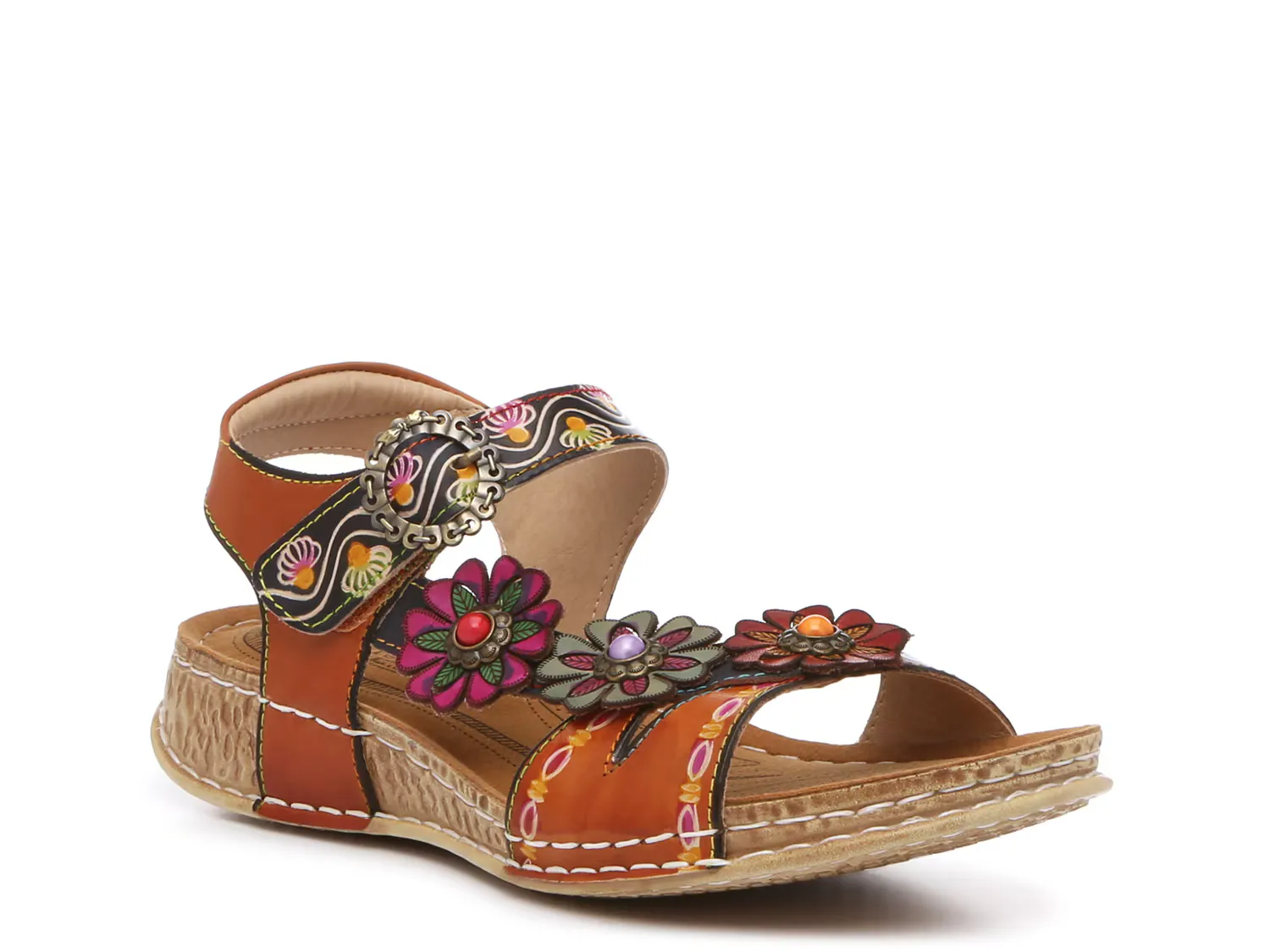 

Сандалии Nadira Sandal L'Artiste By Spring Step, цвет brown_navy_multicolor