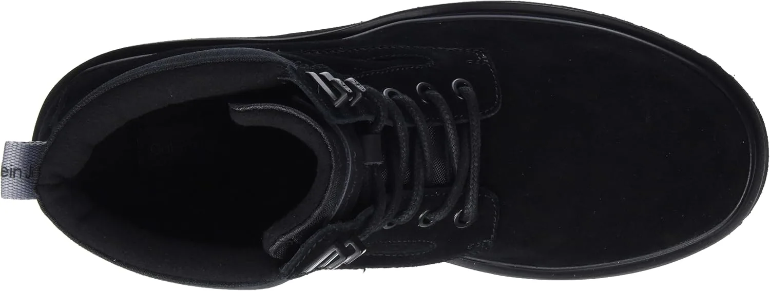 Мужские ботильоны Calvin Klein Eva Mid на шнуровке, черный — фото 3