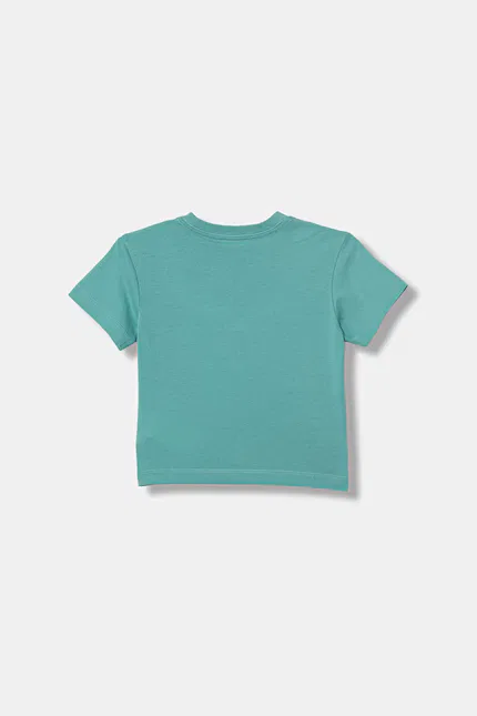 Футболка детская с принтом United Colors of Benetton, бирюзовый — фото 2