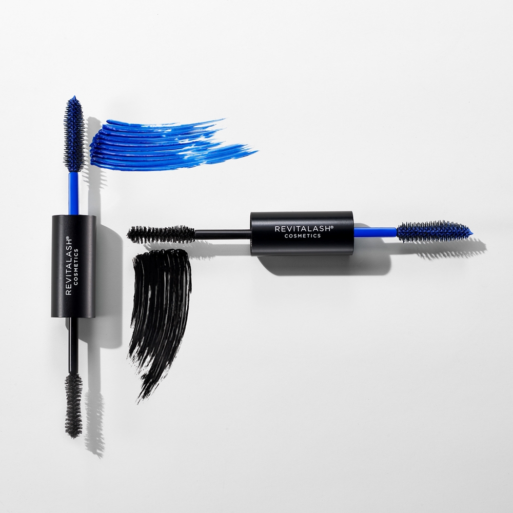 Двухфазная тушь для ресниц Double-Ended Volume Set с эффектом объема Revitalash, atspalvis black 5,5 мл + 5,5 мл — фото 4