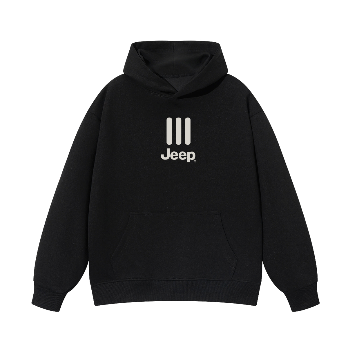 Толстовка с капюшоном утепленная для школьников Jeep, красный fleece-lined — фото 2