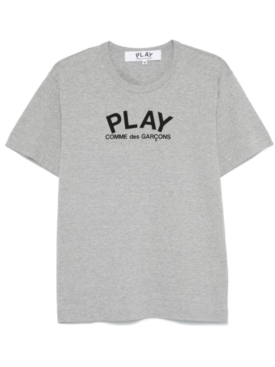 

Comme Des Garçons Play футболка с логотипом, серый
