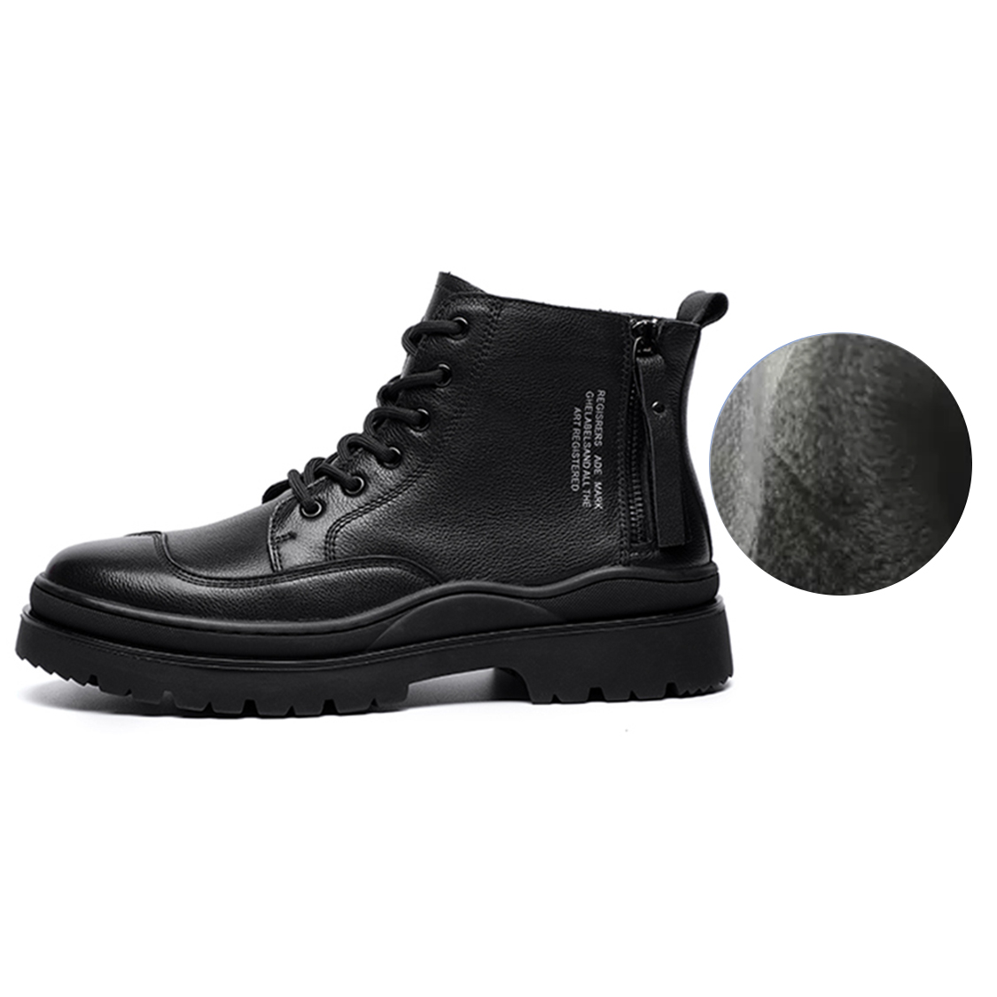 

Короткие мужские ботинки Martin до середины голени GZZ, Black Single Layer Shoes, Черный, Короткие мужские ботинки Martin до середины голени GZZ, Black Single Layer Shoes