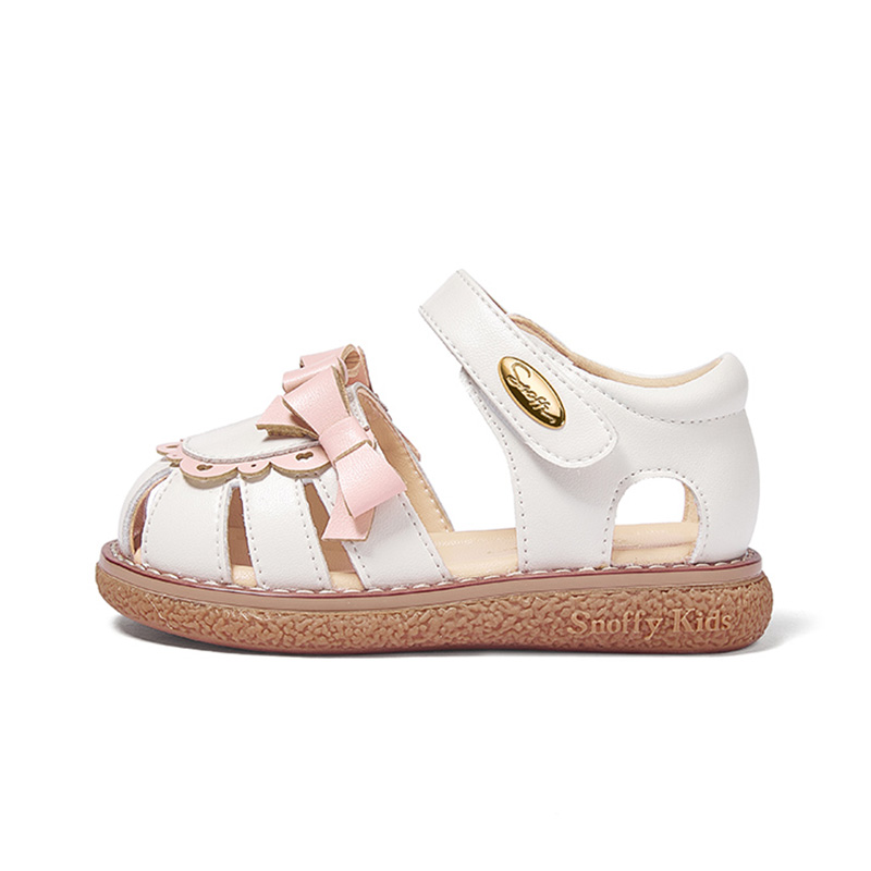 

Противоскользящие износостойкие детские туфли серии Rococo для младенцев и малышей Snoffy, белый