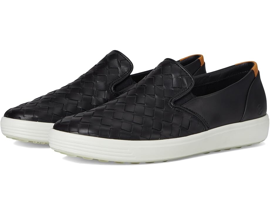 Кроссовки ECCO Soft 7 Woven Slip-On 3.0 Sneaker, черный