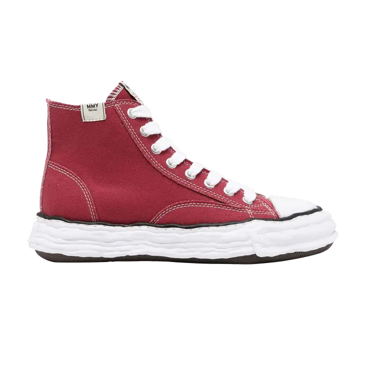 

Кроссовки Maison Mihara Yasuhiro Peterson 23 OG Sole Canvas High Bordeaux, красный