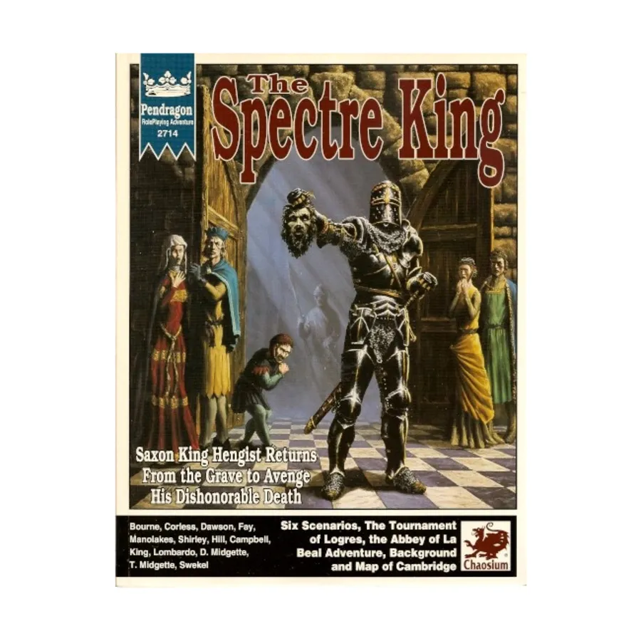 

Spectre King, Pendragon (Chaosium), мягкая обложка